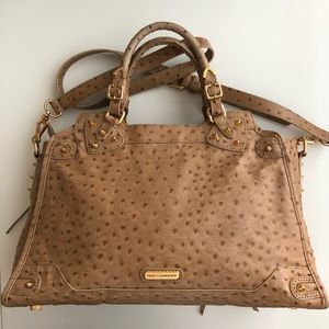 Rebecca Minkoff Desire Ostrich Embossed Satchel